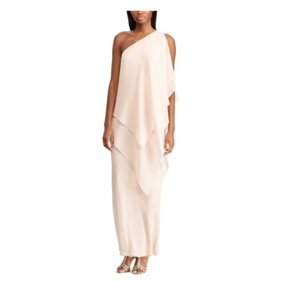 Lauren Ralph Lauren Dresses & Skirts - Ralph Lauren One Shoulder "Blossom" Evening Gown